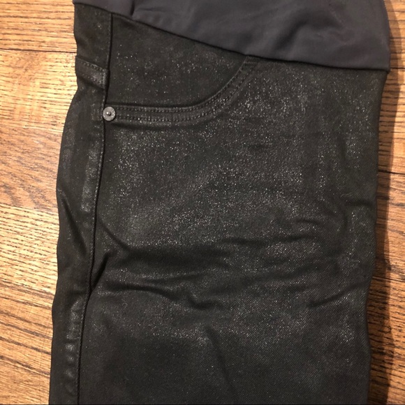 James Jeans Maternity coated black jeans - Picture 4 of 6